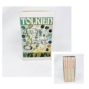 Lord of the Rings Trilogy Box Set JRR Tolkien Special Edition 1975 Paperback